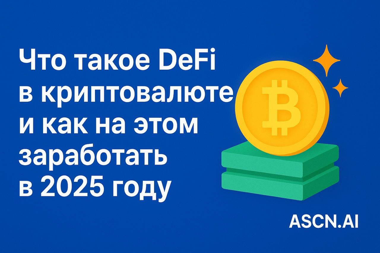 Что такое DeFi в криптовалюте и как на этом заработать в 2025 году — ASCN