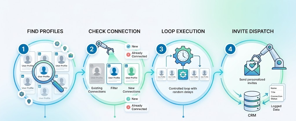 Автоматизируйте привлечение потенциальных клиентов в LinkedIn с помощью Browserflow — автоматический поиск и приглашение потенциальных клиентов в LinkedIn в больших объемах