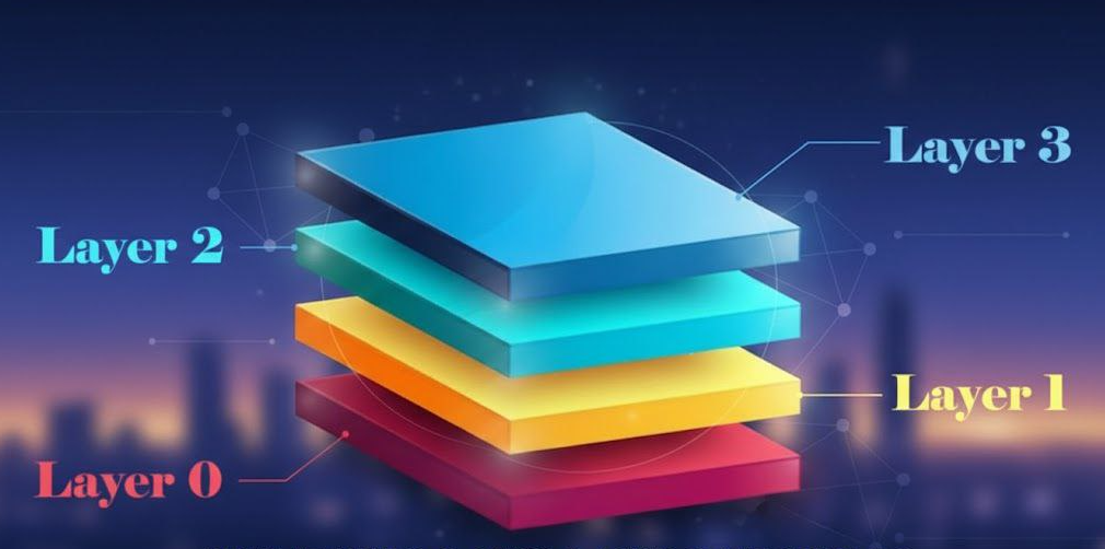 Что такое Layer 0, 1, 2, 3 в блокчейне: простое объяснение уровней криптоэкосистемы