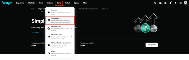 Полный обзор и гайд по Bitget Simple Earn Flexible