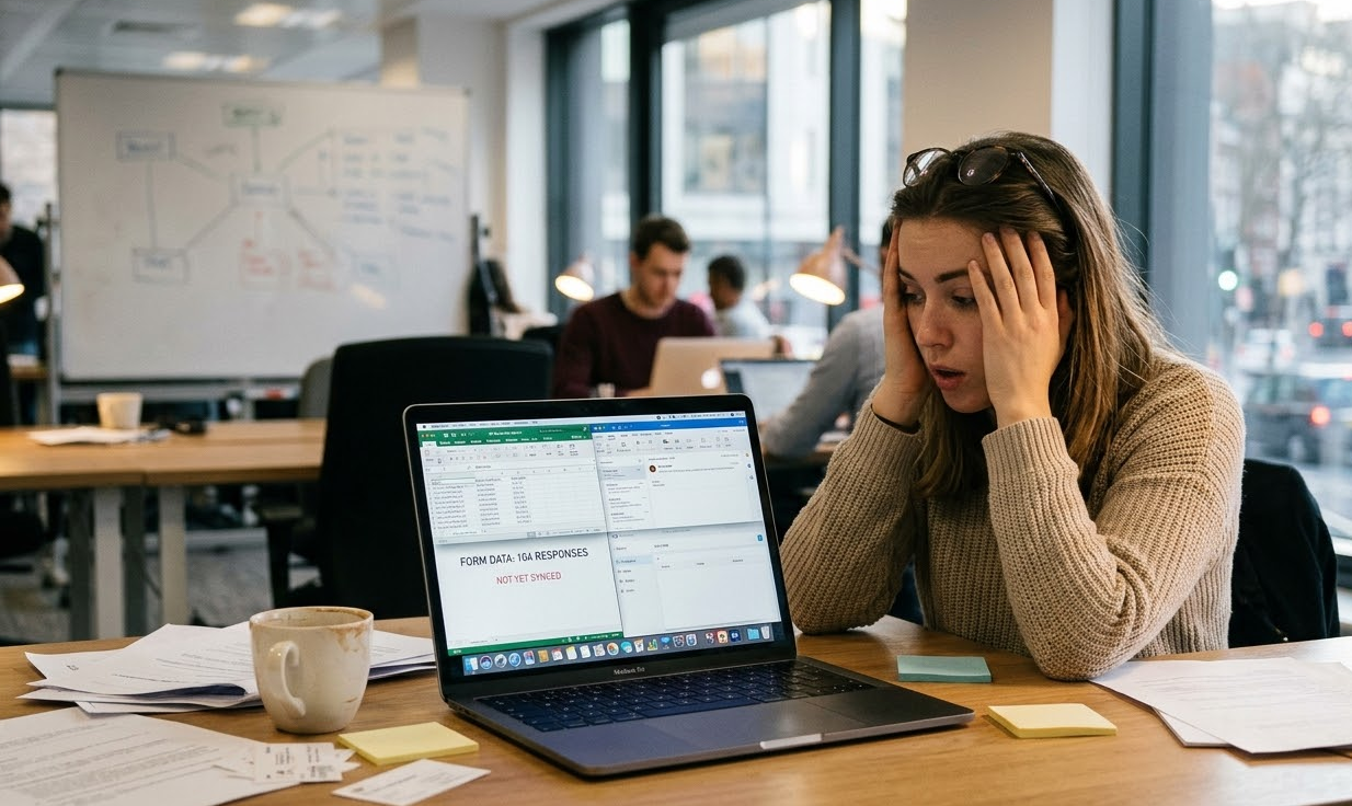 Как связать Typeform с Google Таблицами, Slack и email — реальная автоматизация без программистов