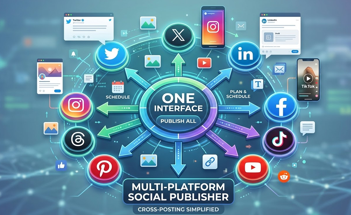 Мультиплатформенный социальный медиапубликатор: оптимизируйте управление социальными сетями