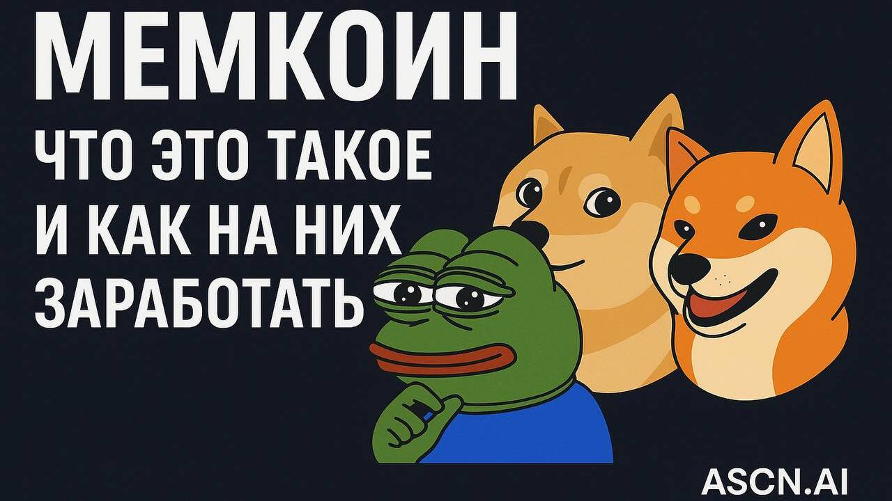 Мемкоин: что это такое и как на них заработать — ASCN