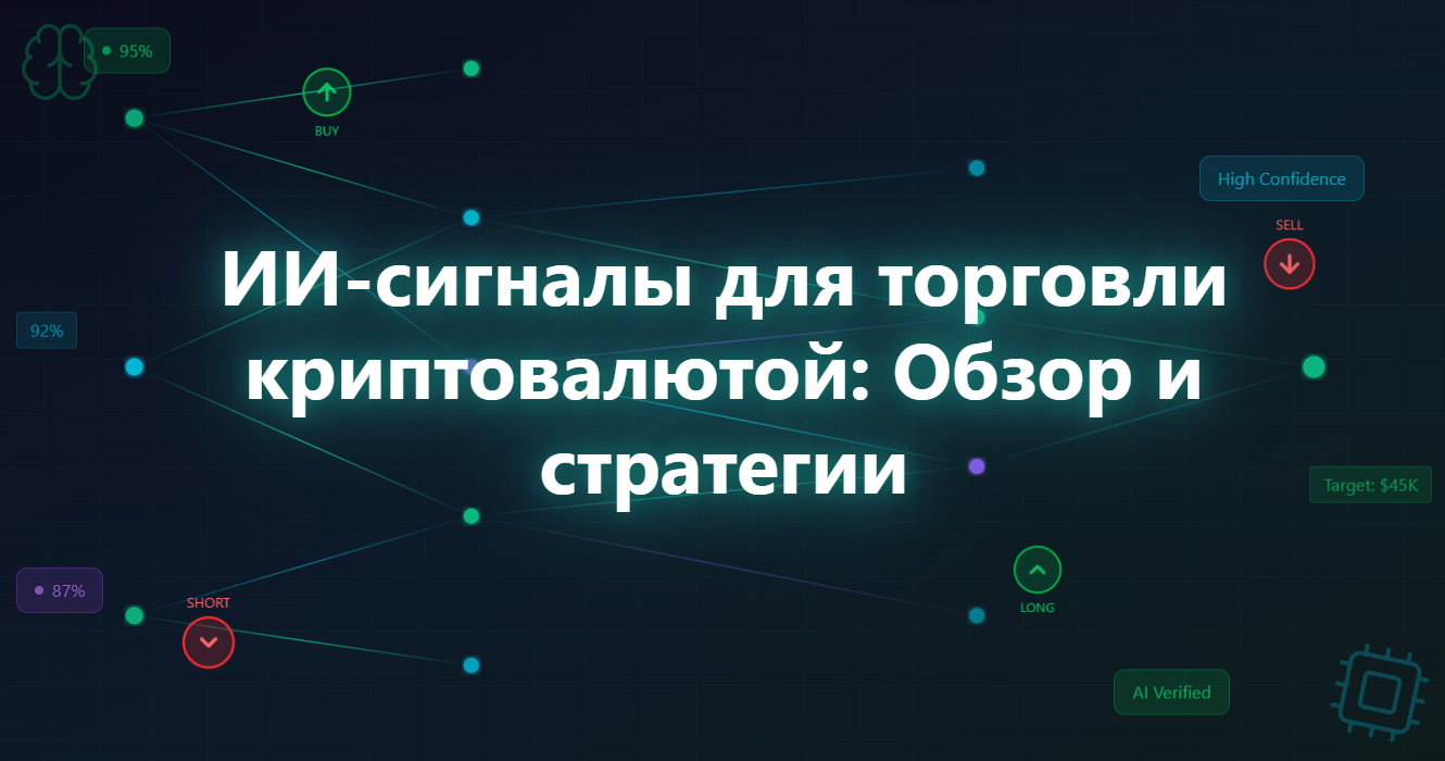 Сигналы ИИ для торговли криптовалютой: как работают и где использовать