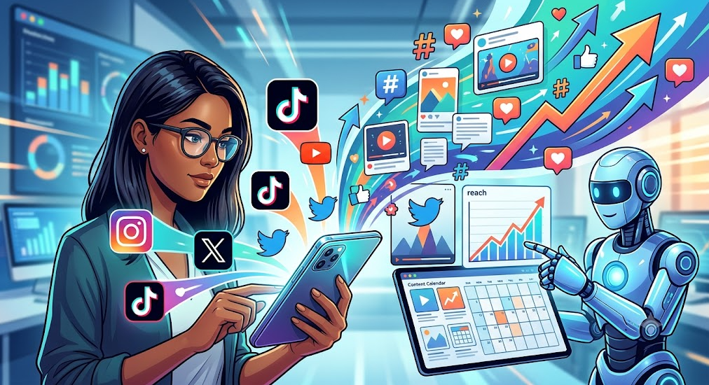 Viral content generator for social media