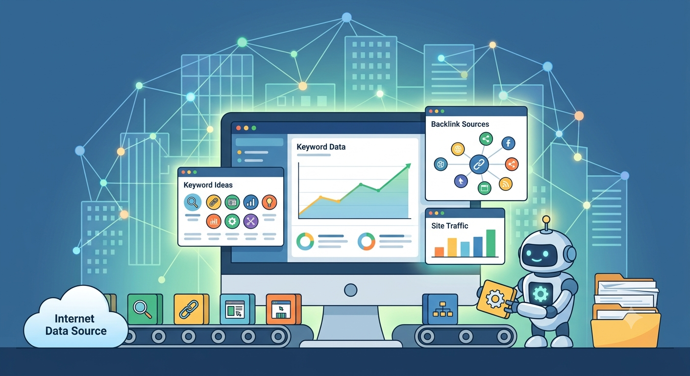 DataSEO — keyword research + Ahrefs backlinks