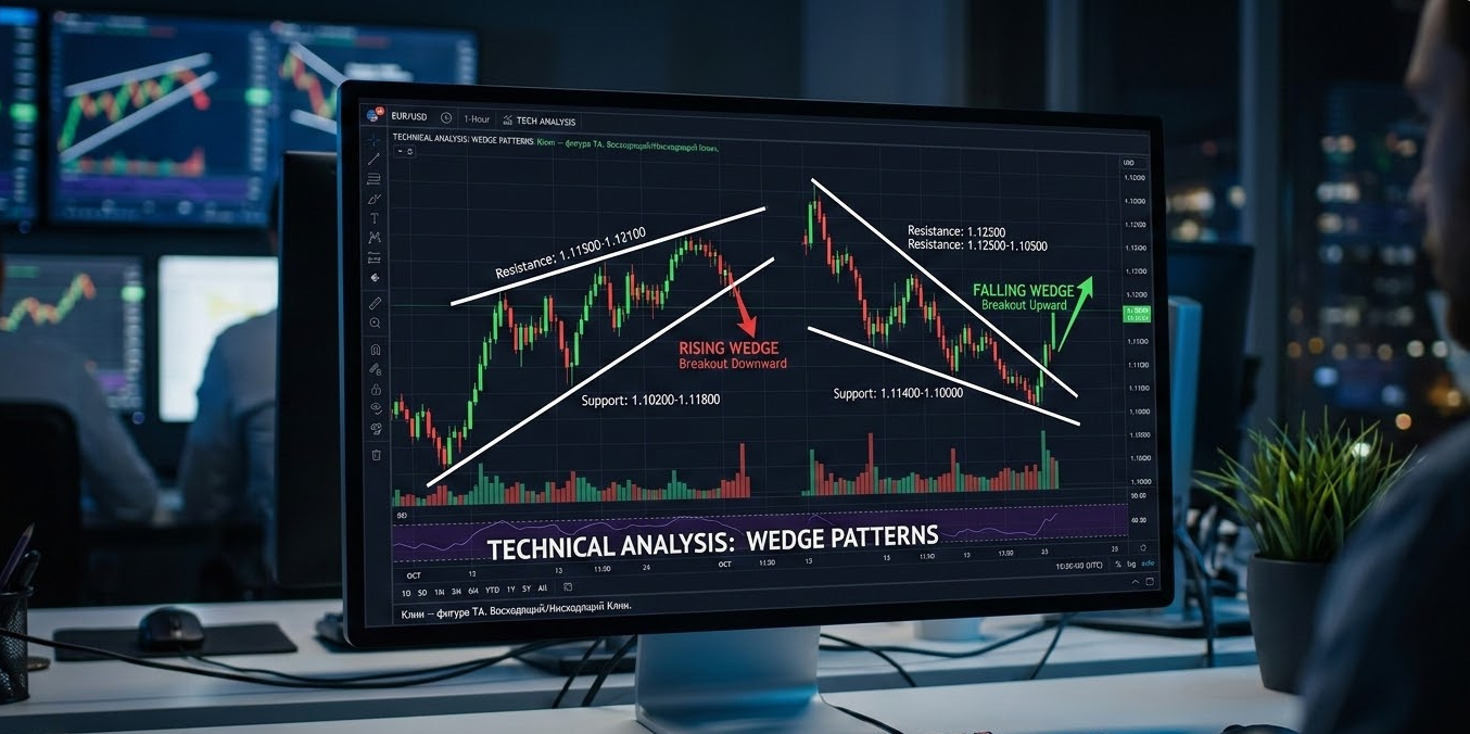 Descending Wedge in Cryptocurrency Trading: How to Properly Identify and Trade the Breakout