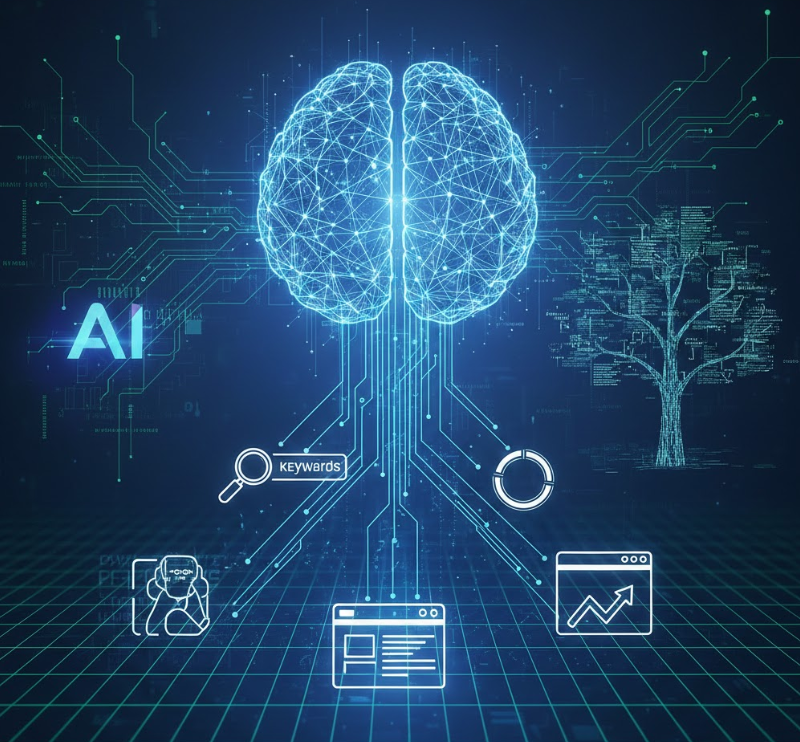 AI for keyword selection and SEO