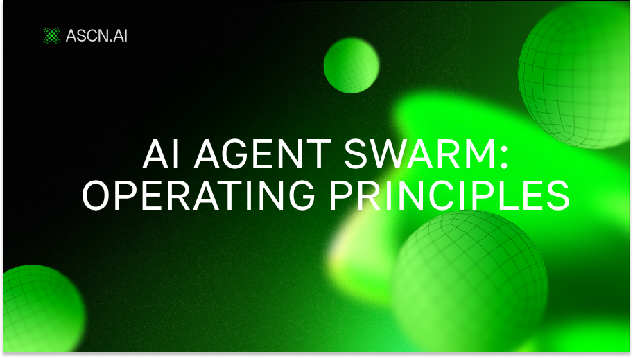 AI Agent Swarm: Operating Principles, Architecture, and Applications in Modern Systems