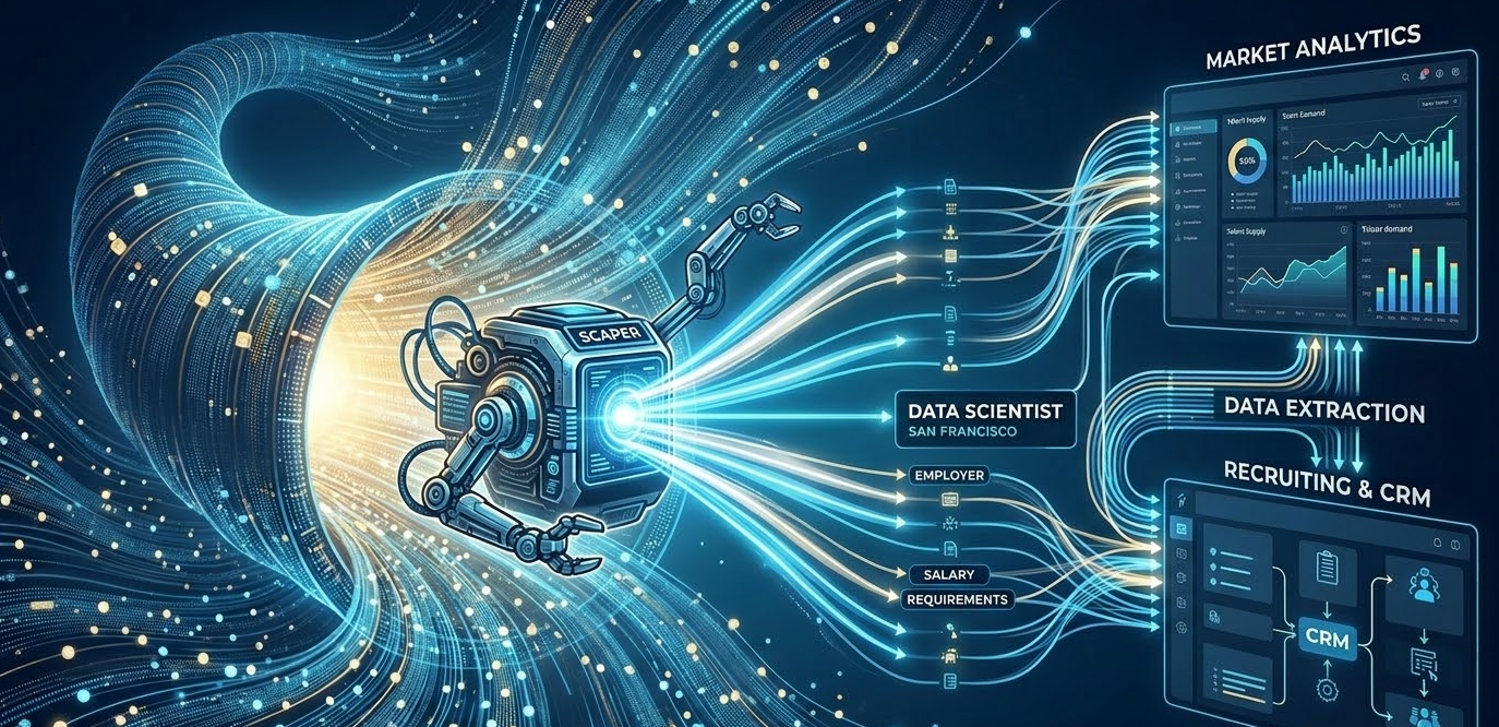 Автоматизация сбора и анализа вакансий с Indeed с применением AI и Bright Data