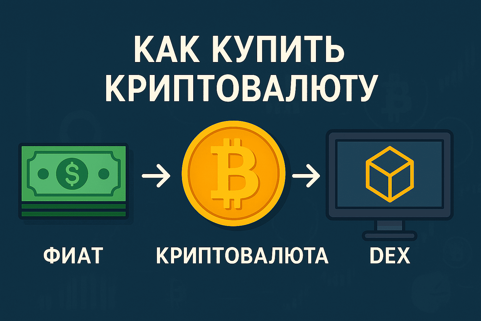 Как купить криптовалюту: от фиата до DEX