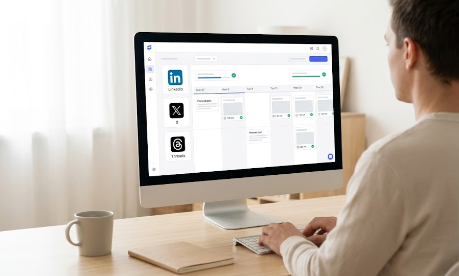 Auto-posting to LinkedIn, Threads, and X