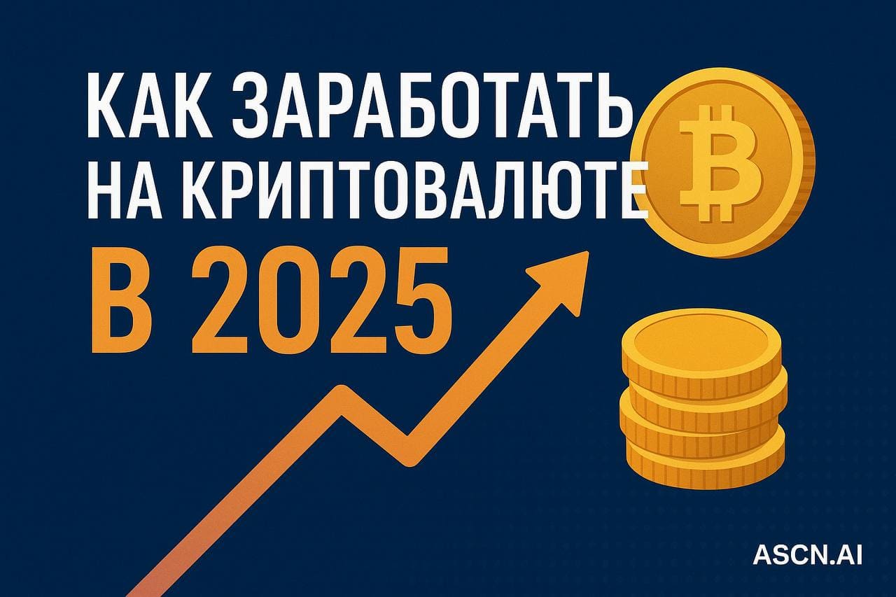 Как заработать на криптовалюте: проверенные способы в 2025 году — ASCN