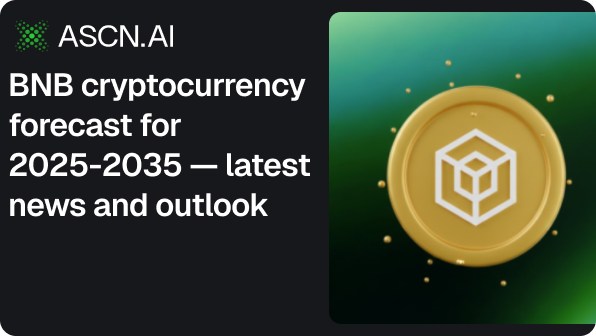 BNB cryptocurrency forecast for 2025-2035 — latest news and outlook