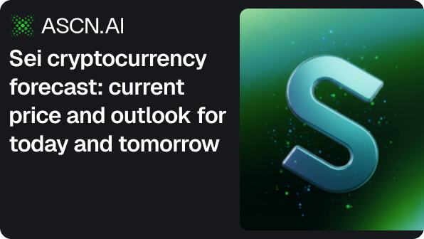 Sei cryptocurrency forecast: current price and outlook for today and tomorrow