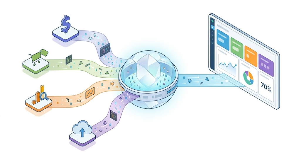 Real-time revenue and marketing tracker
