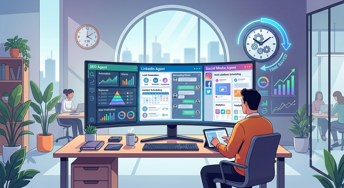 Marketing Agent Package (SEO, LinkedIn, Social Media)