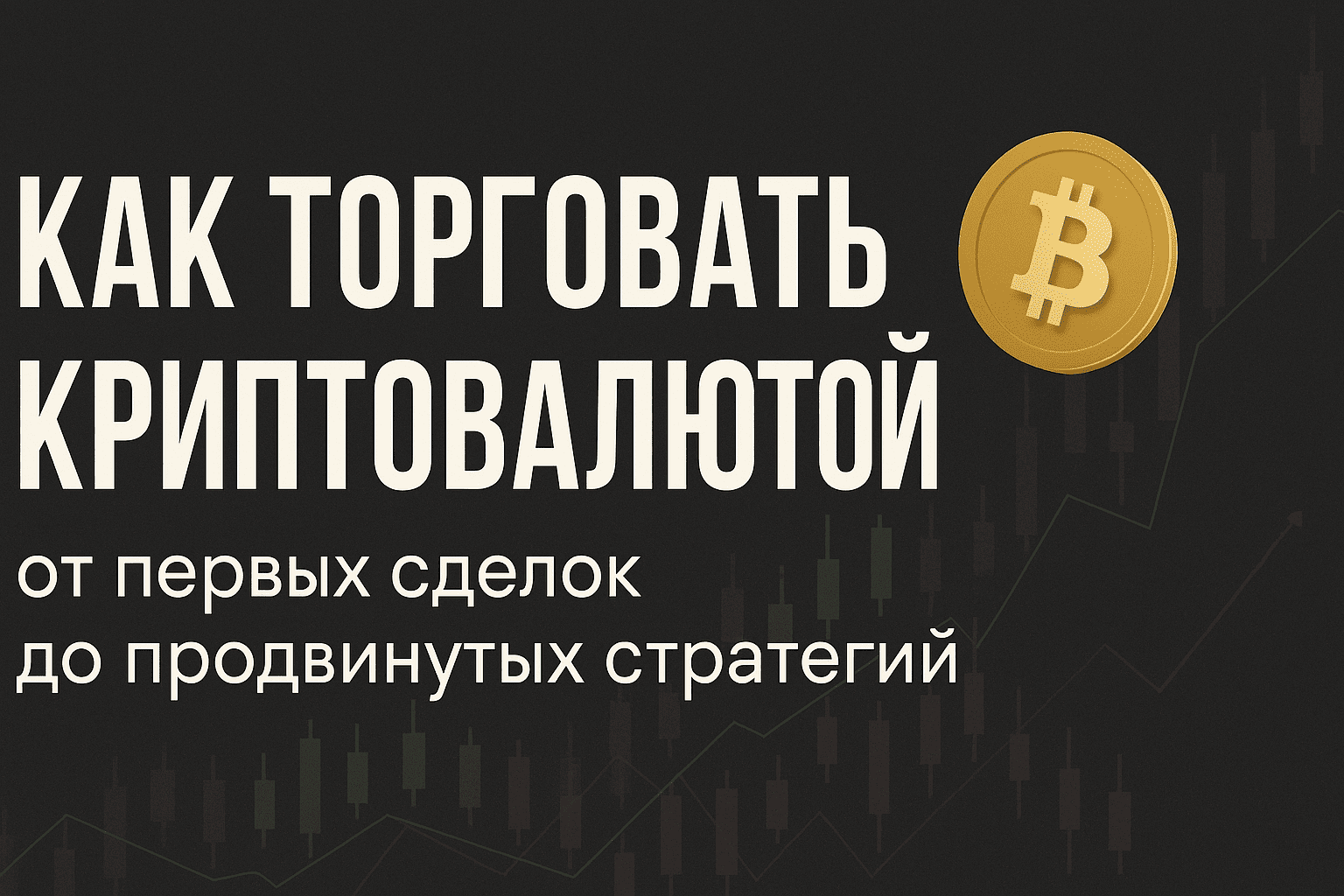 Как торговать криптой: от первых сделок до продвинутых стратегий