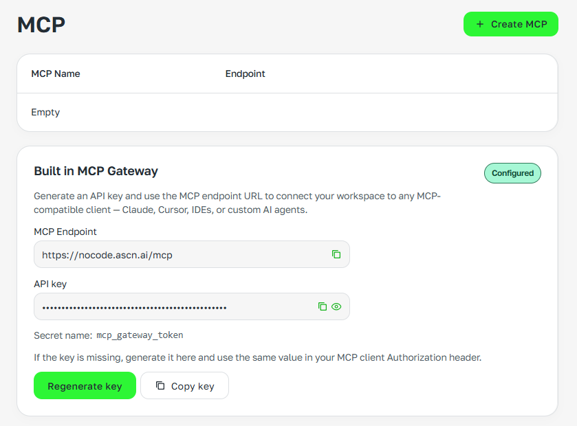 How can you use ASCN and what is it for?