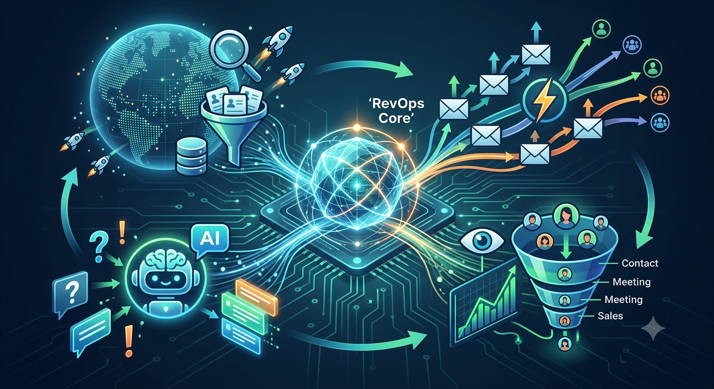RevOps System: CRM + Enrichment + Cold Email