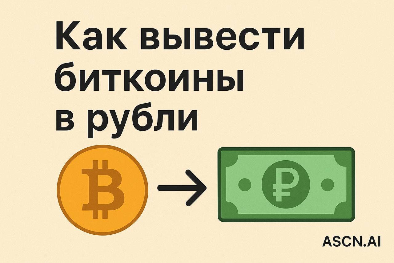 Как вывести биткоин в рубли: обзор всех актуальных способов — ASCN
