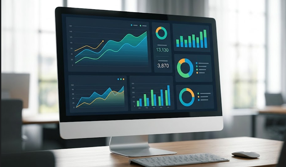 Live dashboard of metrics from all sources