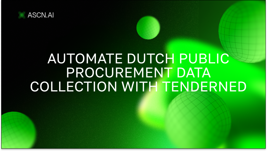 Automate Dutch Public Procurement Data Collection with TenderNed