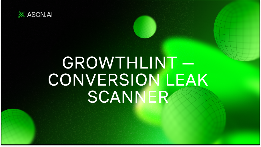 GrowthLint — сканер утечек конверсии