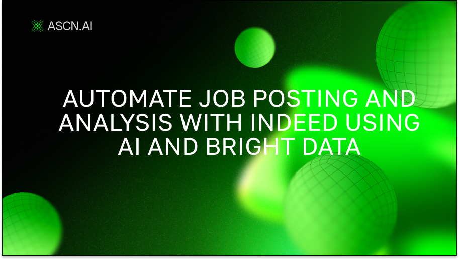 Автоматизация сбора и анализа вакансий с Indeed с применением AI и Bright Data