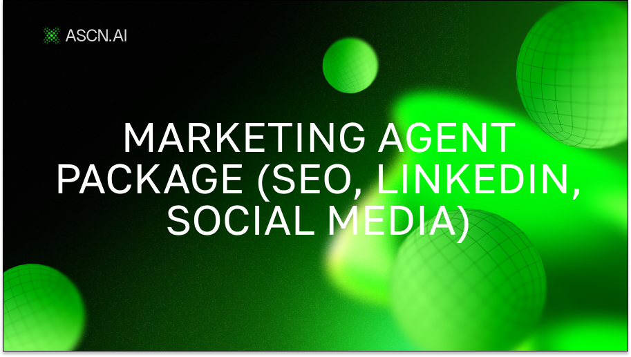 Marketing Agent Package (SEO, LinkedIn, Social Media)