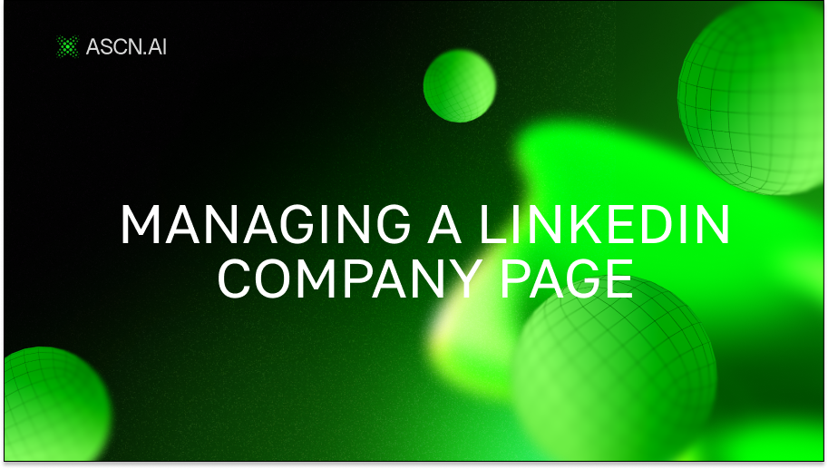 Управление страницей LinkedIn-компании