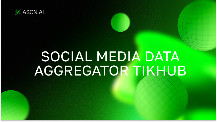 Social media data aggregator TikHub