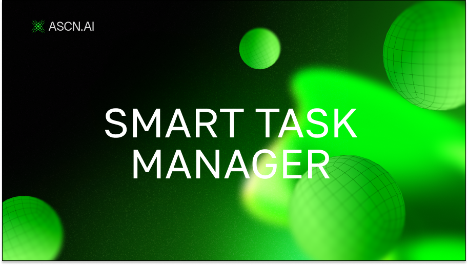 Smart task manager