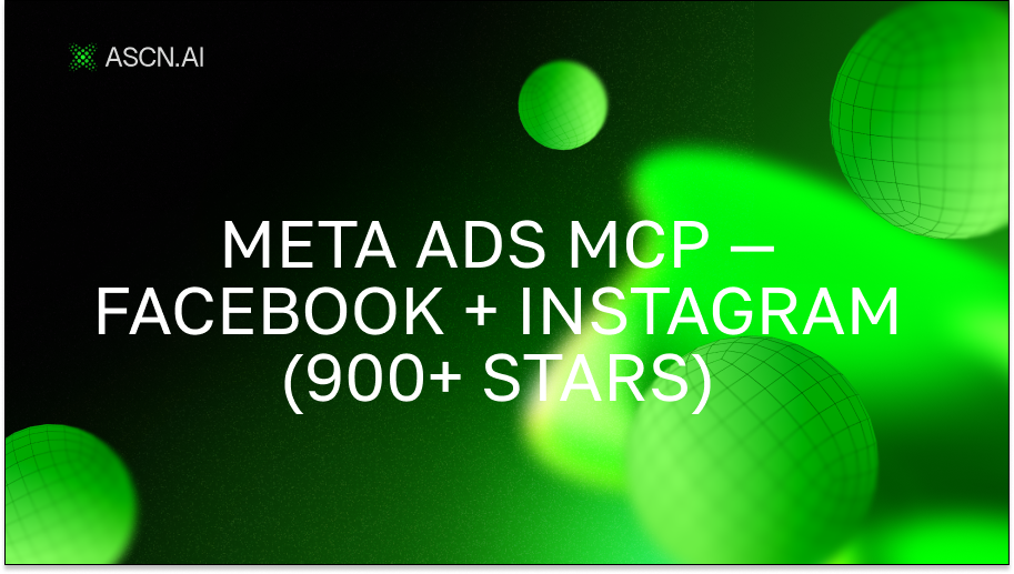 Meta Ads MCP — Facebook + Instagram (900+ звёзд)